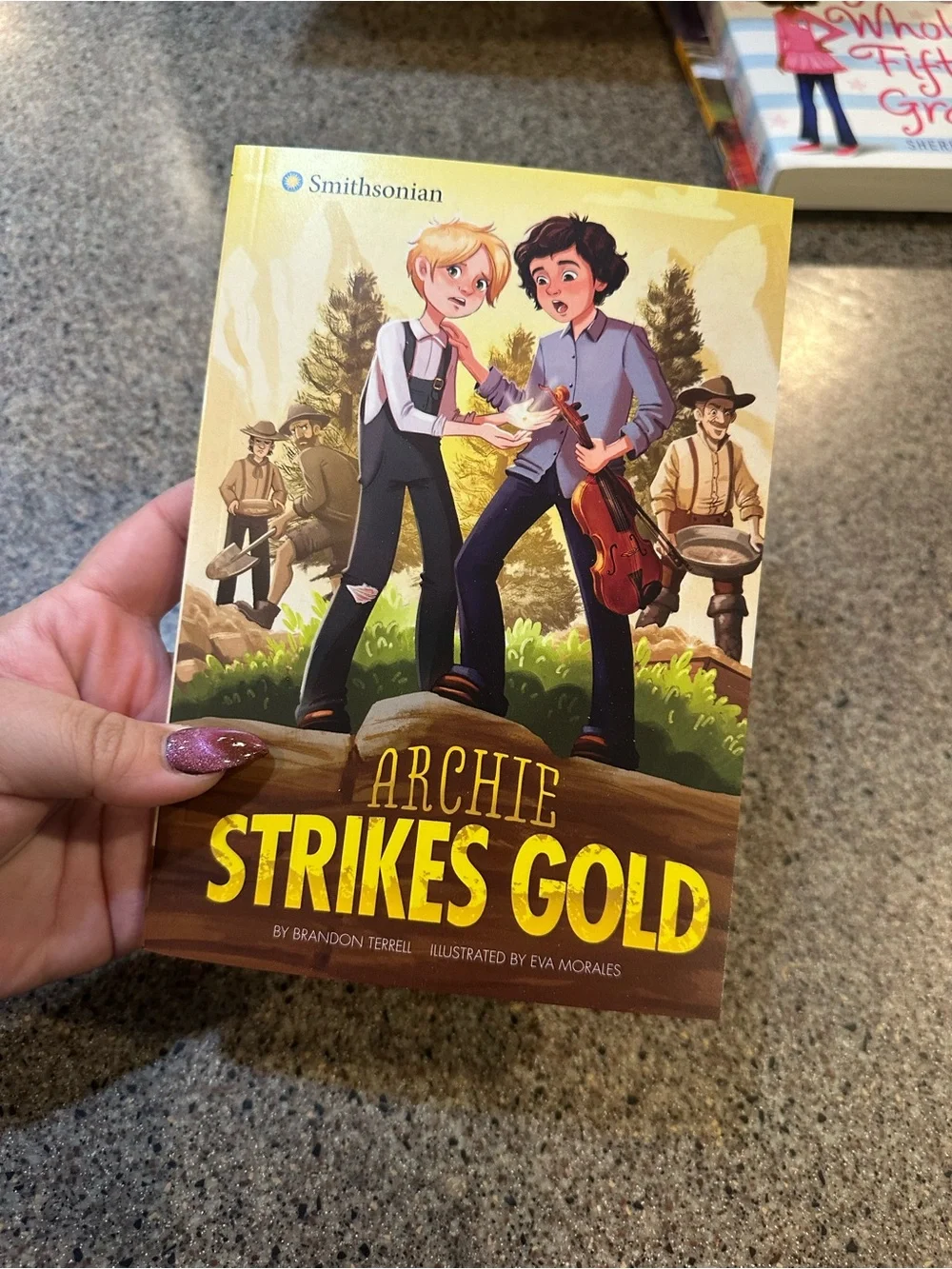 Kids Yellow 'Archie Strikes Gold by Brandon Terrell